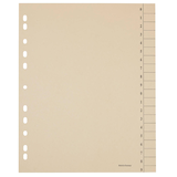 Artikelbild 1 für Trennblätter DIN A4 0-9 chamois, 250 g/qm, 100 St., Artikelnummer 234831