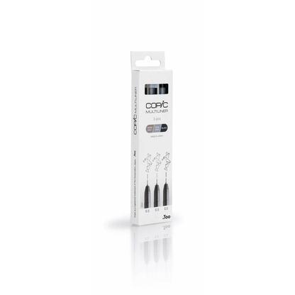 Artikelbild 2 für COPIC® Multiliner Fineliner schwarz 0,5 mm, 3 St., Artikelnummer 361398