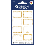 Artikelbild 1 für AVERY Zweckform Aufkleber Rahmen, gold, 8 Etiketten, Artikelnummer 723709
