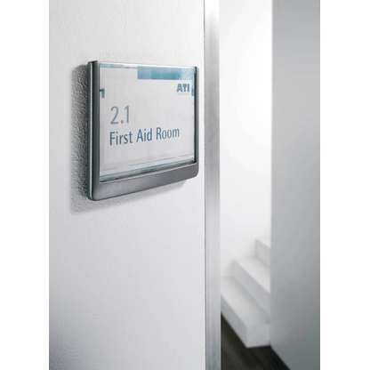 Artikelbild 4 für DURABLE Türschild CLICK SIGN Kunststoff grau 14,9 x10,55 cm, 1 St., Artikelnummer 141549