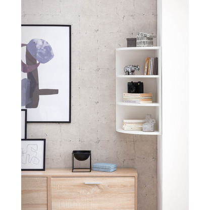 Artikelbild 5 für WOHNLING Eckregal weiß 30,0 x 30,0 x 60,0 cm, 1 St., Artikelnummer 540961