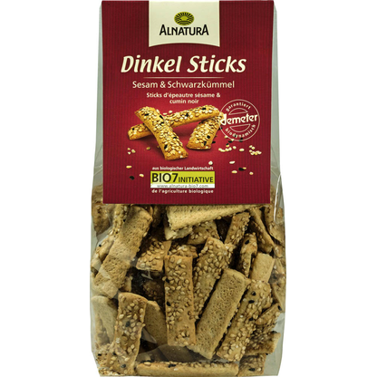 Artikelbild für ALNATURA Bio Dinkel Sticks Gebäck 150,0 g, 1 St., Artikelnummer 295119