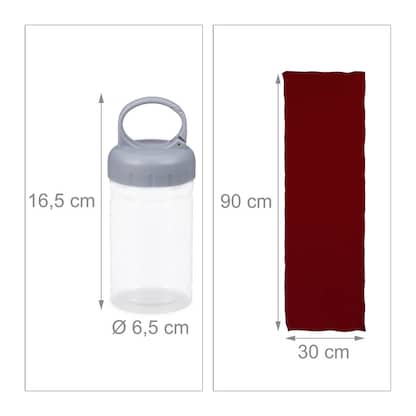 Artikelbild 3 für relaxdays Kühltücher 10027811_47 rot, 2 St., Artikelnummer 140747