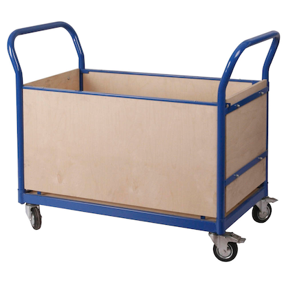 Artikelbild 2 für SZ Metall Transportwagen blau 100,0 x 50,0 x 90,0 cm bis 250,0 kg, Artikelnummer 117010