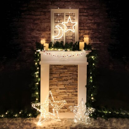 Artikelbild 6 für Idena Tannengirlande 100er LED Lichterkette grün 5,0 m, 1 St., Artikelnummer 761854