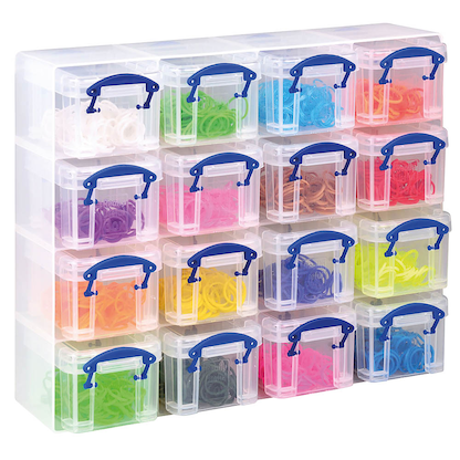 Artikelbild 2 für Really Useful Box Kleinteilemagazin 16x 0,14 l transparent 28,0 x 8,5 x 22,5 cm, 1 St., Artikelnummer 156307