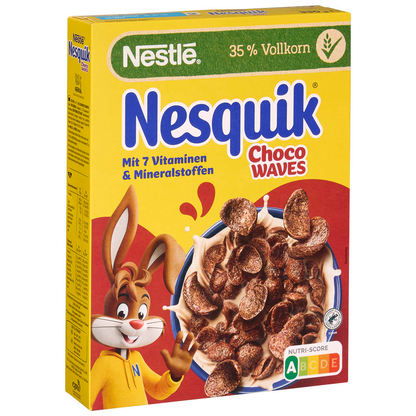 Artikelbild für Nesquik® Choco Waves Cereal 330,0 g, 1 St., Artikelnummer 612998