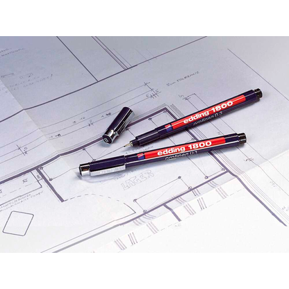 Artikelbild 4 für edding 1800 Fineliner schwarz 0,5 mm, 1 St., Artikelnummer 785897