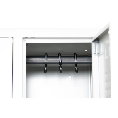 Artikelbild 3 für Gürkan Spind lichtgrau, enzianblau 106312, 8 Schließfächer 117,0 x 50,0 x 195,0 cm, Artikelnummer 562285