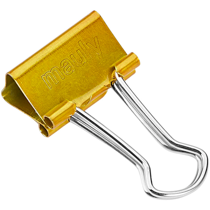 Artikelbild 2 für MAUL Foldbackklammern gold 1,9 cm, 12 St., Artikelnummer 242776