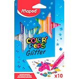 Artikelbild 1 für maped COLOR'PEPS GLITTER Filzstifte farbsortiert, 10 St., Artikelnummer 701724
