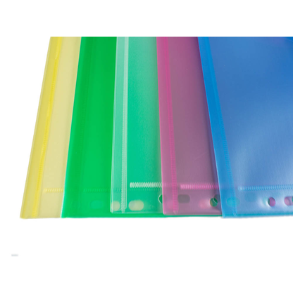 Artikelbild 3 für FolderSys Dokumententaschen DIN A4 farbsortiert genarbt 0,20 mm, 10 St., Artikelnummer 585190
