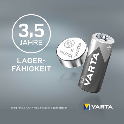 Artikelbild 5 für VARTA Knopfzellen V13GA/LR44 Alkali-Mangan 1,5 V, 4 St., Artikelnummer 372088