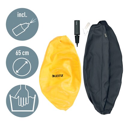 Artikelbild 4 für LEITZ Ergo Cosy Sitzball grau 65,0 cm, Artikelnummer 793957