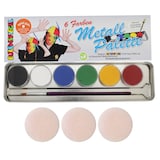 Artikelbild 1 für EULENSPIEGEL™ Metall Palette Kinderschmink-Set farbsortiert, 1 Set, Artikelnummer 233728