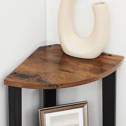 Artikelbild 10 für VASAGLE Eckregal braun, schwarz 48,5 x 34,0 x 125,0 cm, 1 St., Artikelnummer 262958