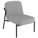 Artikelbild 1 für medso powered by PAPERFLOW Sessel MEDSO S Rund grau schwarz Stoff 58,0 x 74,3 x 73,6 cm, 1 St., Artikelnummer 522126