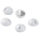 Artikelbild 1 für goobay Kabelclips weiß 2,9 cm, 5 St., Artikelnummer 821314