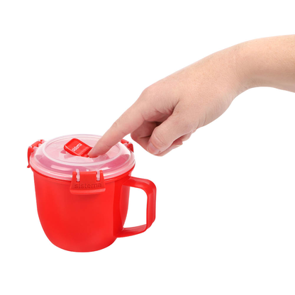Artikelbild 4 für sistema® Mikrowellen-Suppentasse rot 565,0 ml, 1 St., Artikelnummer 593182