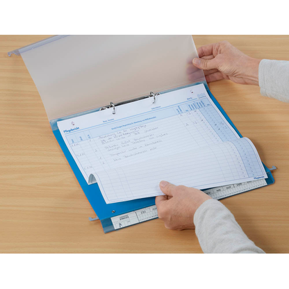 Artikelbild 3 für BOI Patienten-Dokumentations-Hängemappe 2-Ringe Click 2 Stationär blau Boden: 2,5 cm, 1 St., Artikelnummer 666794