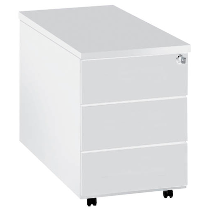 Artikelbild für Kerkmann Prime Rollcontainer weiß 3 Auszüge 42,0 x 80,0 x 54,0 cm, Artikelnummer 120996