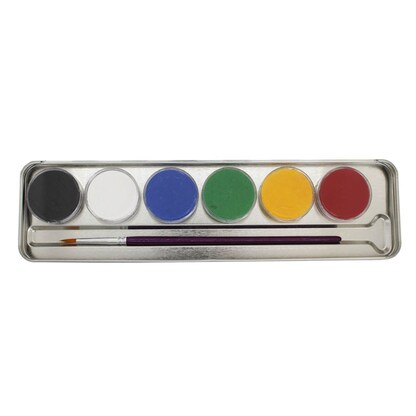 Artikelbild 2 für EULENSPIEGEL™ Metall Palette Kinderschmink-Set farbsortiert, 1 Set, Artikelnummer 233728
