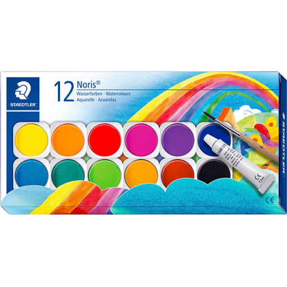 Artikelbild 2 für STAEDTLER Wasserfarbkasten 12 Farben, Artikelnummer 533099
