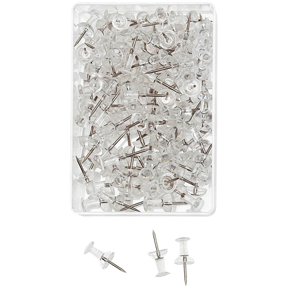 Artikelbild für WEDO Pinnnadeln Diabolo transparent, 100 St., Artikelnummer 719627