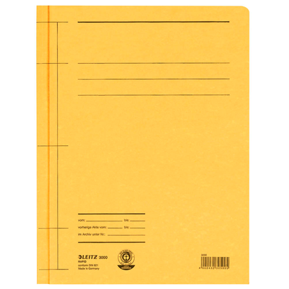 Artikelbild 2 für LEITZ Schnellhefter 3000 Karton gelb DIN A4, 25 St., Artikelnummer 665828