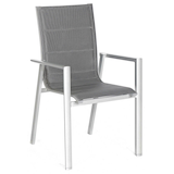 Artikelbild 1 für Sunny Smart® Gartenstuhl mit Armlehnen Concept silber/schwarz, Metall, 1 St., Artikelnummer 308789