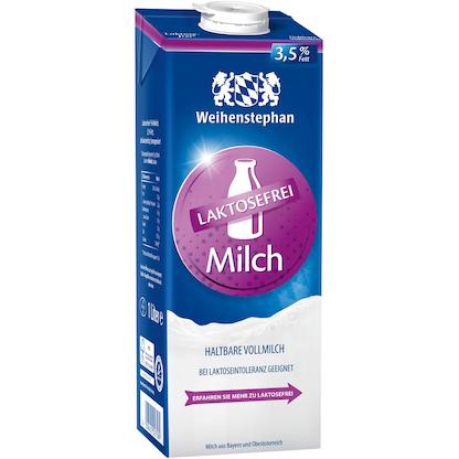 Artikelbild 2 für Weihenstephan LAKTOSEFREI Milch 3,5 % 12x 1,0 l, Artikelnummer 509267