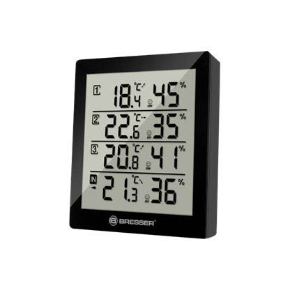 Artikelbild für BRESSER® Temeo Hygro Quadro Wetterstation schwarz, Artikelnummer 968131