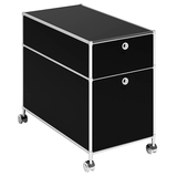 Artikelbild 1 für viasit System4 Rollcontainer schwarz 2 Auszüge 42,0 x 78,0 x 62,0 cm, Artikelnummer 214171