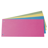 Artikelbild 1 für dots Trennstreifen farbsortiert, 190 g/qm Karton 24,0 x 10,5 cm, 100 Blatt, Artikelnummer 630568