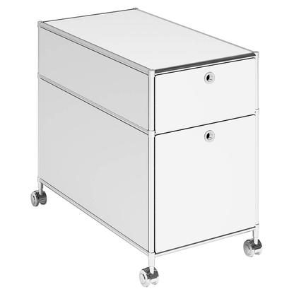 Artikelbild für viasit System4 Rollcontainer weiß 2 Auszüge 42,0 x 78,0 x 62,0 cm, Artikelnummer 214163