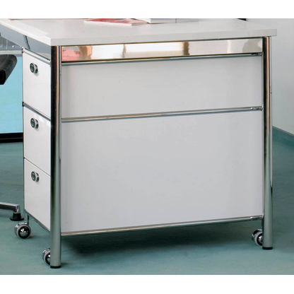 Artikelbild 12 für viasit System4 Rollcontainer weiß 3 Auszüge 42,0 x 78,0 x 62,0 cm, Artikelnummer 214130