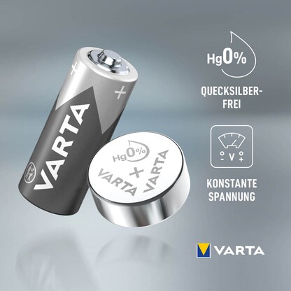 Artikelbild 6 für VARTA Knopfzellen V13GA/LR44 Alkali-Mangan 1,5 V, 4 St., Artikelnummer 372088