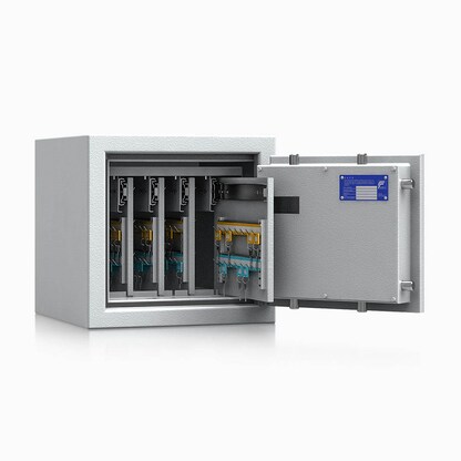 Artikelbild für ISS safe4key Schlüsseltresor lichtgrau mit 160 Haken, Elektronikschloss, 42,0 x 42,0 x 40,0 cm, 1 St., Artikelnummer 849634