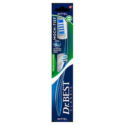 Artikelbild für Dr.Best Zahnbürste Hoch-Tief, 1 St., Artikelnummer 100943