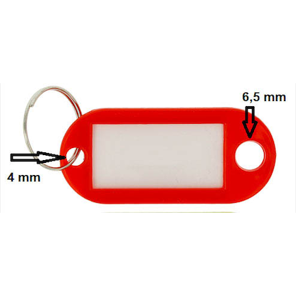 Artikelbild 4 für WESTCOTT Schlüsselanhänger farbsortiert, 10 St., Artikelnummer 853881