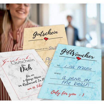 Artikelbild 7 für SIGEL Briefpapier Marmor beige DIN A4 90 g/qm 100 Blatt, Artikelnummer 366070