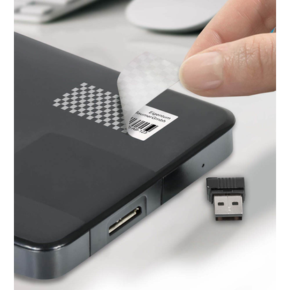 Artikelbild 3 für AVERY Zweckform Sicherheitsetiketten L6113-20 weiß 45,7 x 21,2 mm, 20 Blatt, Artikelnummer 896902