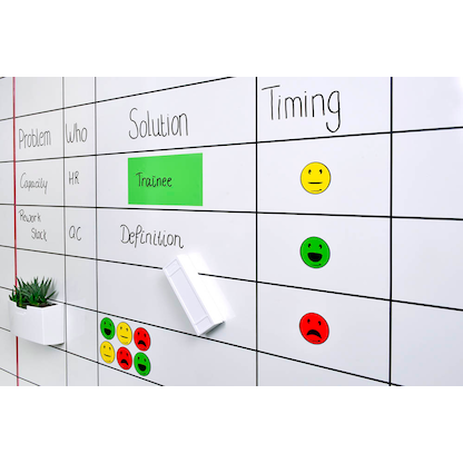 Artikelbild 5 für Legamaster Agile Smiley gemischt Magnete Motiv, Kunststoff Ø 5,0 cm, 6 St., Artikelnummer 156394