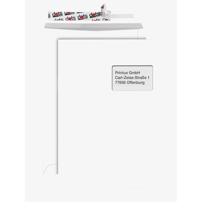 Artikelbild für dots Versandtaschen Enduro DIN C4 mit Fenster weiß 100 St., Artikelnummer 770796