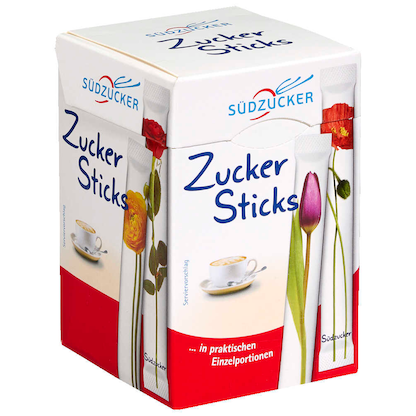 Artikelbild 2 für SÜDZUCKER Zuckersticks, 50x 5,0 g, Artikelnummer 353652
