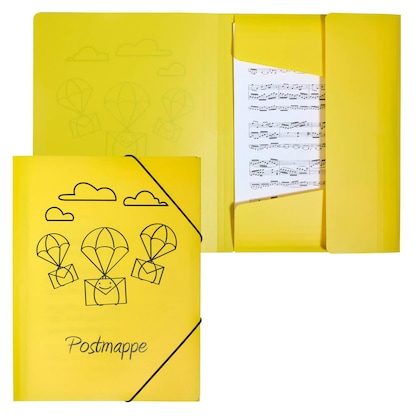 Artikelbild für PAGNA Sammelmappe Postmappe DIN A4 gelb, 1 St., Artikelnummer 609129