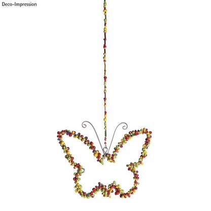 Artikelbild 2 für Rayher Deko-Anhänger Blume und Schmetterling mehrfarbig, Artikelnummer 198741