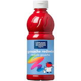 Artikelbild 1 für LEFRANC BOURGEOIS Gouache Liquide Redimix Temperafarbe rot 500,0 ml, Artikelnummer 202137