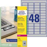 Artikelbild 1 für AVERY Zweckform Typenschildetiketten L6009-20 silber 45,7 x 21,2 mm, 20 Blatt, Artikelnummer 345546
