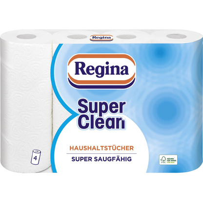 Artikelbild für Regina Küchenrollen Super Clean 3-lagig, 4 Rollen, Artikelnummer 311276
